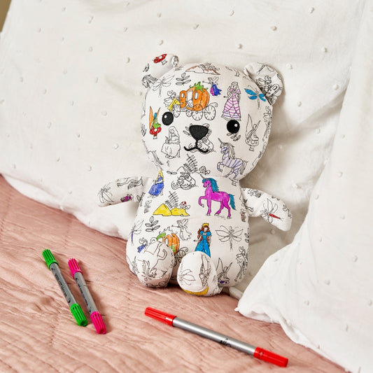 Eat Sleep Doodle Colour-in fairytale Artie Bear