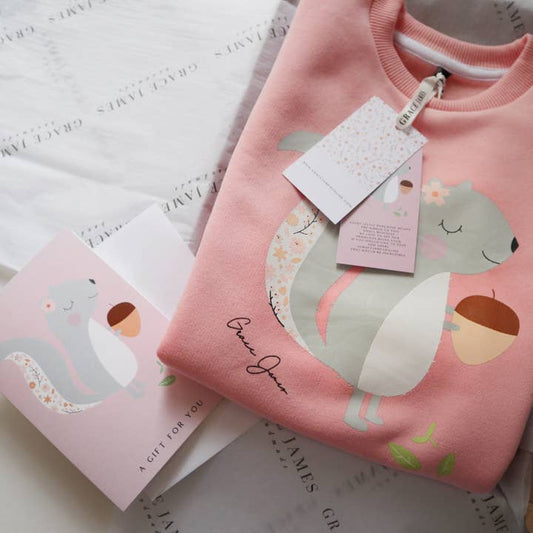 Grace James Online - Pink Squirrel Sweatshirt