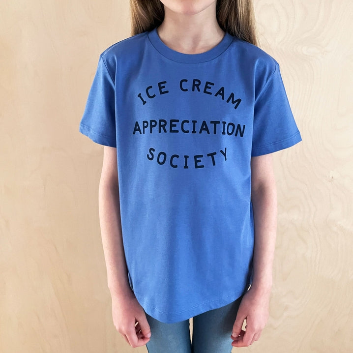 Ice Cream Appreciation Society - Kid's T-Shirt - Blue