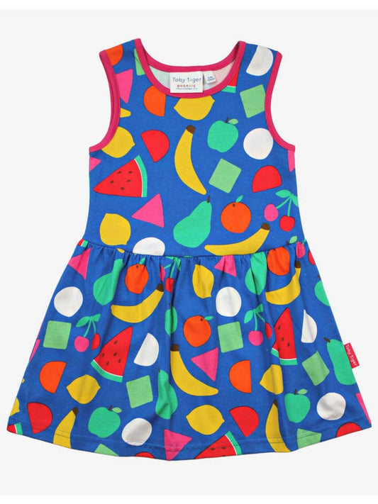 Toby Tiger - Organic Fruit Print Summer Dress