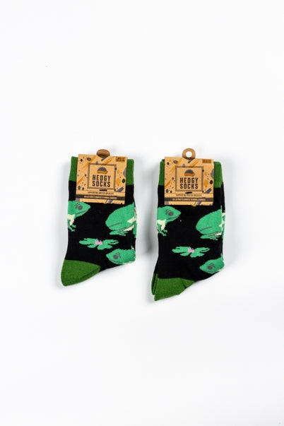 Hedgy Socks - KIDS BAMBOO SOCKS | FROG SOCKS