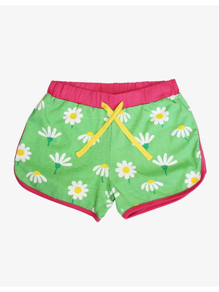 Toby Tiger - Organic Daisy Print Running Shorts