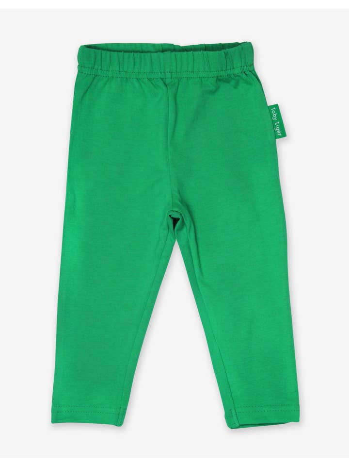 Toby Tiger - Organic Green Basic Leggings