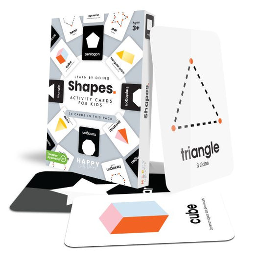 Happy Little Doers Shapes Activity Flashcard