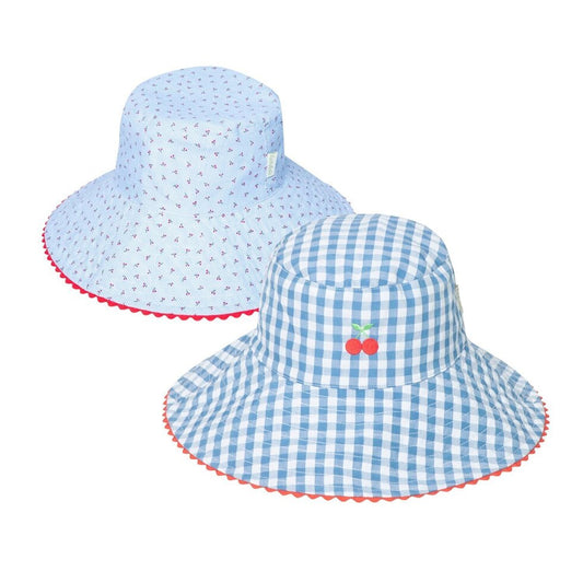 Rockahula Kids Cherry Gingham Reversible Sun Hat 3-6 Years