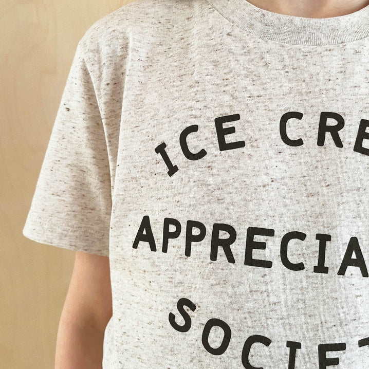 Ice Cream Appreciation Society - Kid's Tee - Cookies & Cream