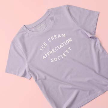 Ice Cream Appreciation Society - Kid's T-Shirt - Lavender