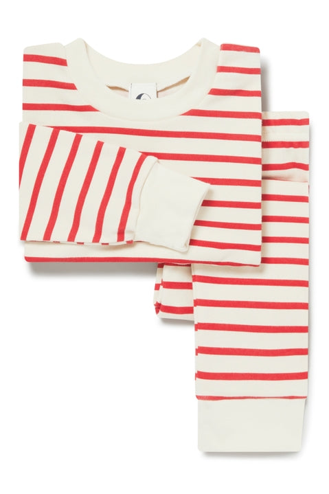 Sleepy Doe - Christmas Kids Classic Set | Red & Oatmeal Breton